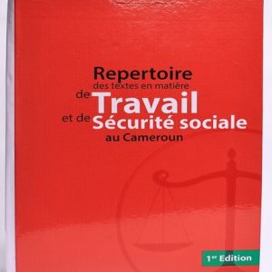 Directory of labor and social security texts in Cameroon